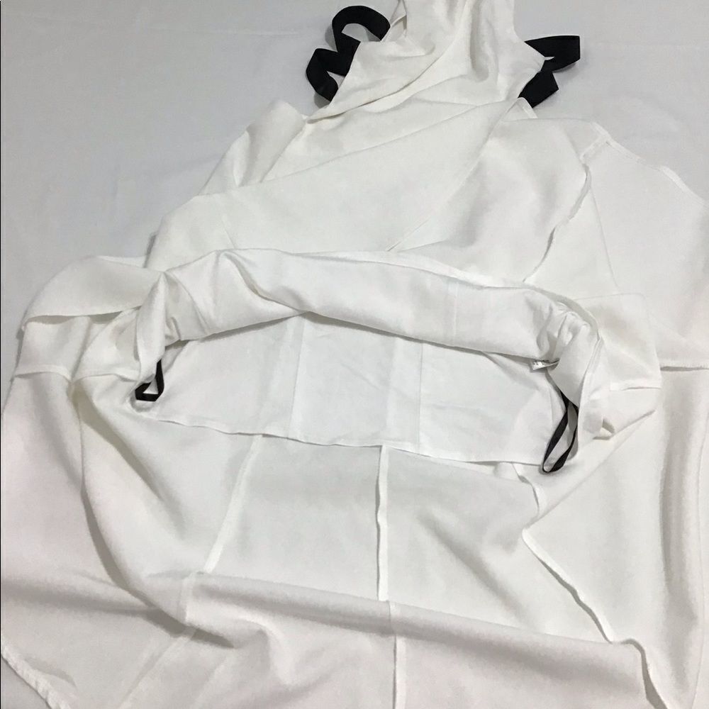 NBD White Midi Cut Out Sides Fit And Flare Dress Size Large - Picture 7 of 12